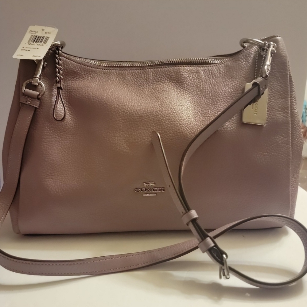 Coach Pebbled Leather Handbag